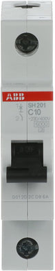 Busch-Jaeger ABB Installationsschutzschalter 1-polig 10a - SH201-C10 - Typ C