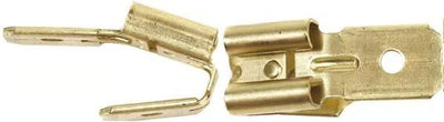 HELLA-Anschluss 2-Gang 100st Blank 6.3x0,8 mm