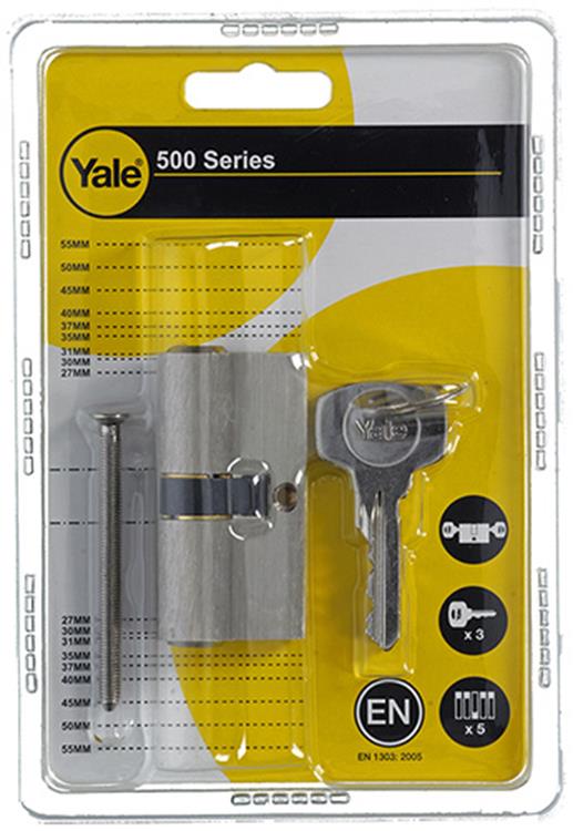 Yale 1006526 - Profilzylinder 0500 mit Duo-Funktion MV 60mm (30 30 ) | 1 Stk