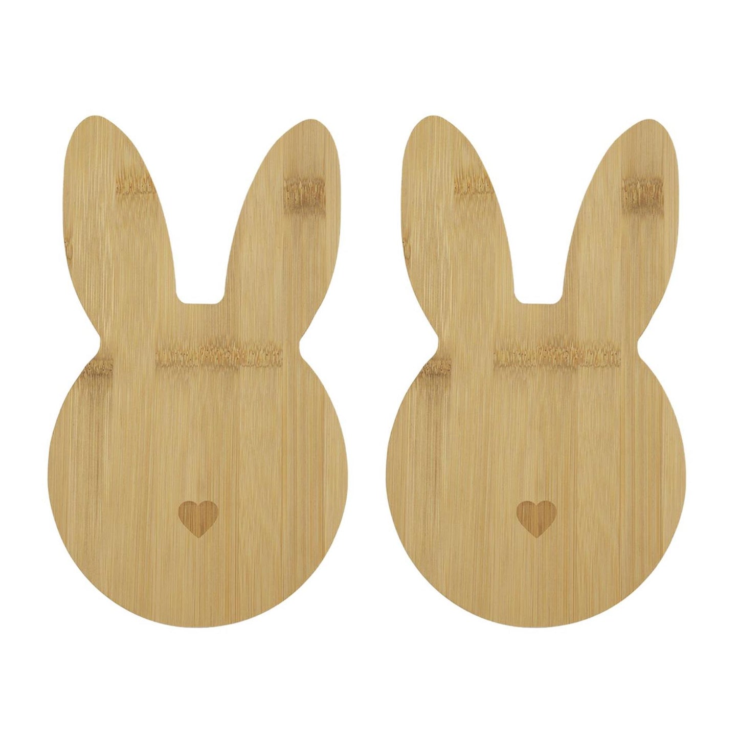 Servierbrett Osterhase 2er Set 24x14cm