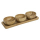 Bamboo Tapasset 4DLG 21x7x4,4 cm FSC 100%