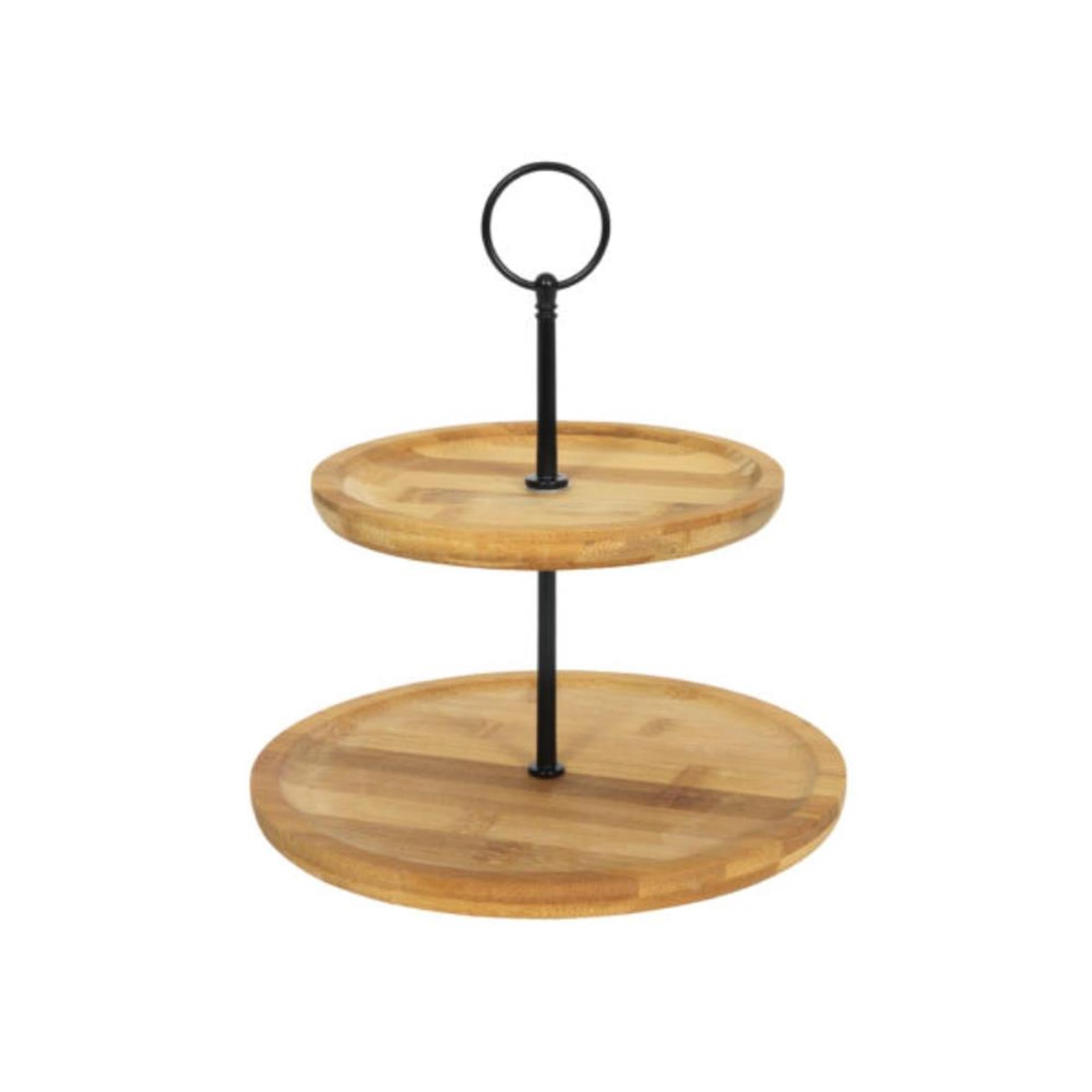 Svenska Living Bambus Etagere 2-lagig