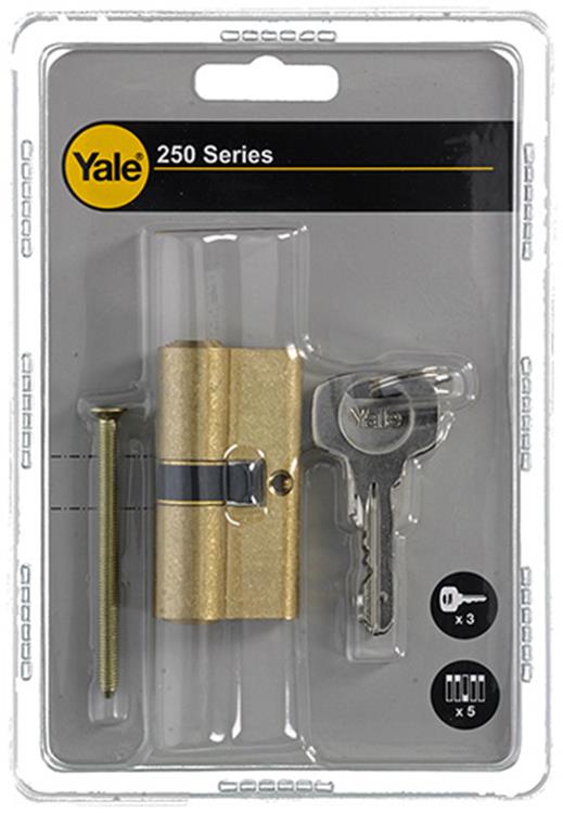 Yale 1006527 - Profilzylinder 0250 mp 60mm(30 30) | 1 Stk