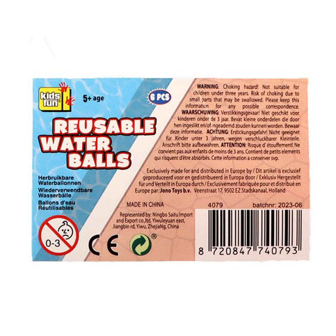 Jono Toys Nachfüllbare Wasserbälle, 6..