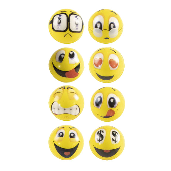 Jono Toys Anti Stressball lachendes Gesicht