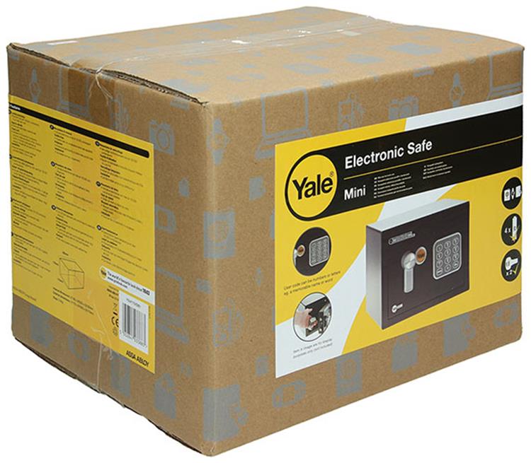 Yale 1047115 – Value Safe Mini schwarz | 1 Stk