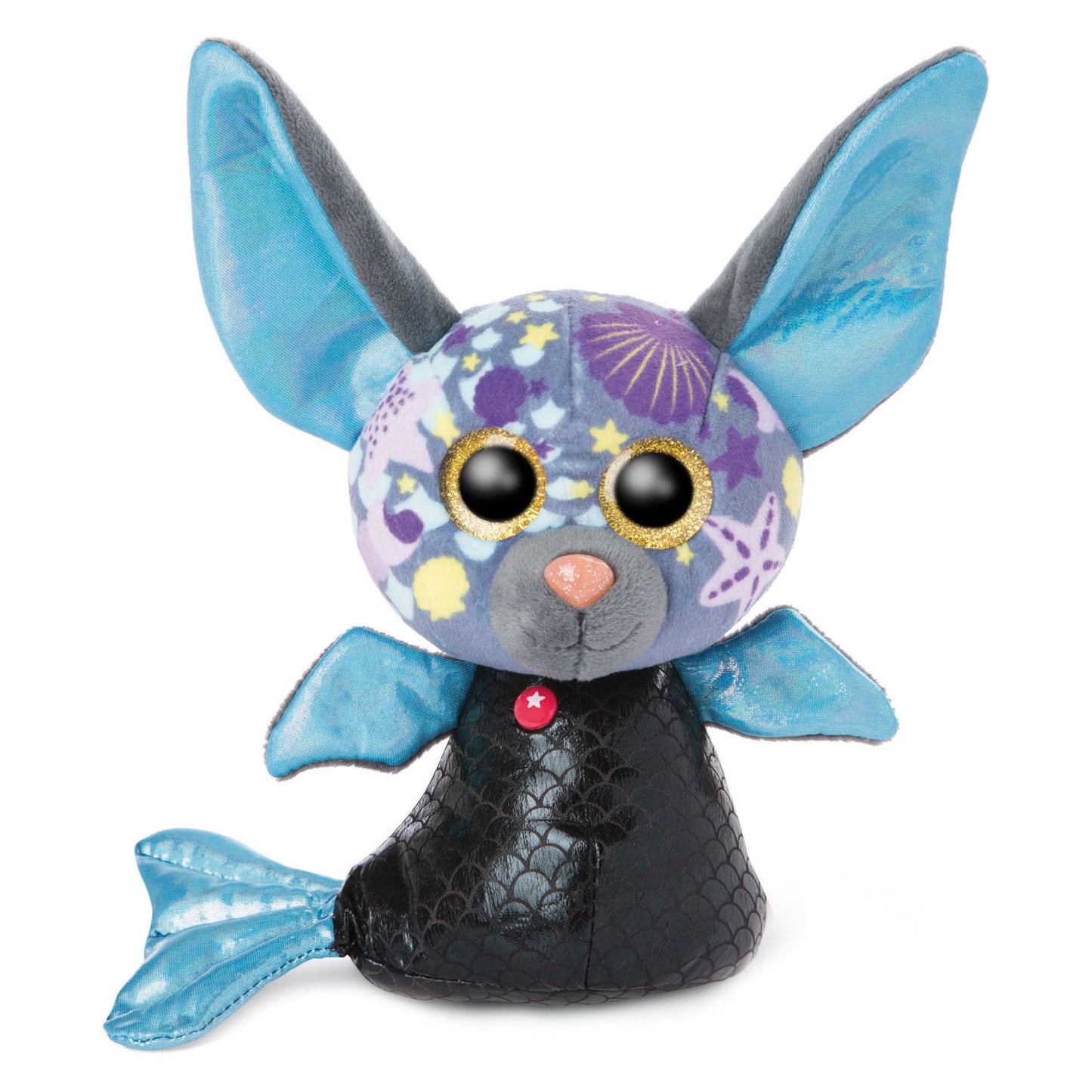 Nici Glubschis Pluchen kuschly Umarmung Bat Mermaid Laguna-lu, 15 cm