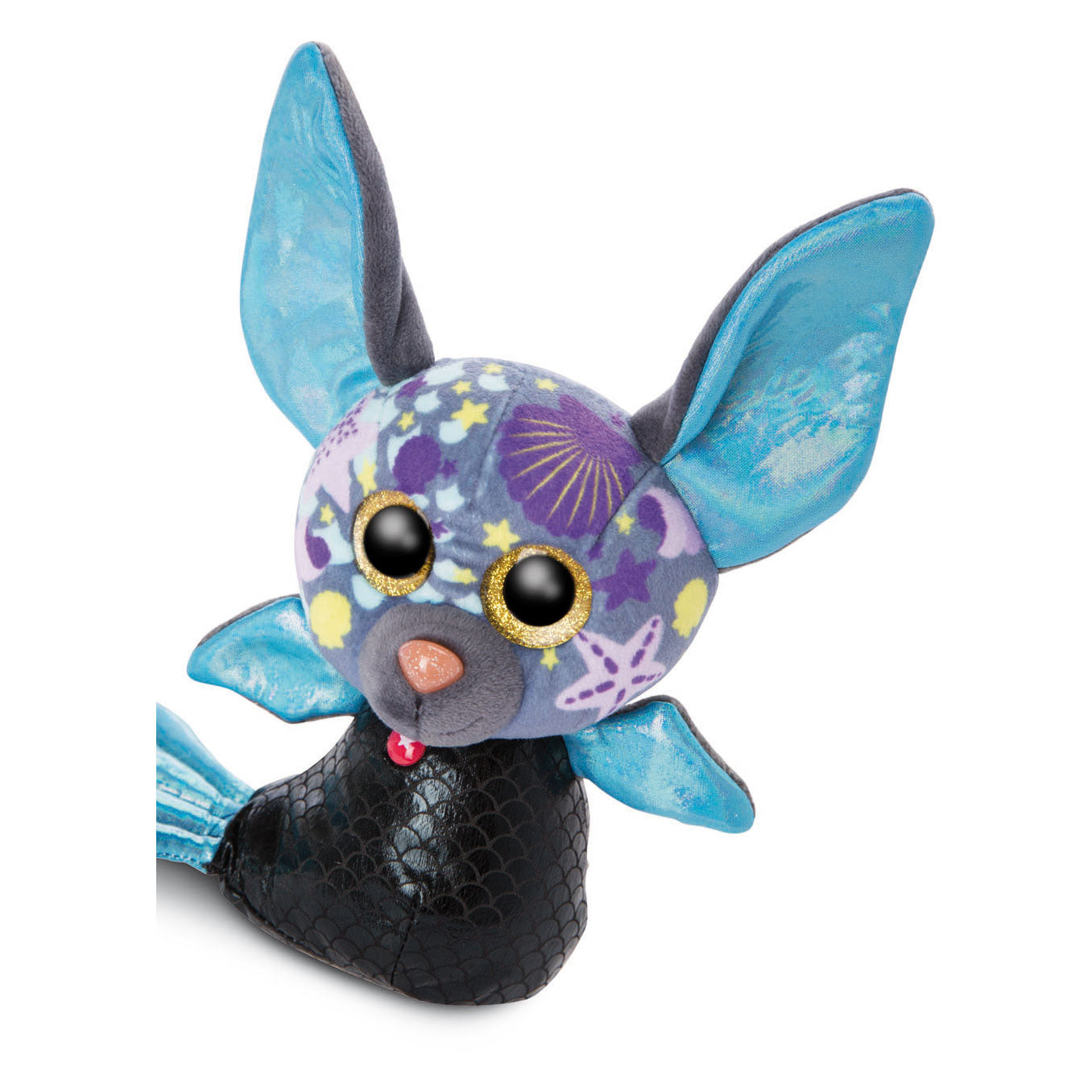 Nici Glubschis Pluchen kuschly Umarmung Bat Mermaid Laguna-lu, 15 cm