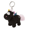 Nici Pluchen Key Ring Eenhoorn Regenbogen Yin, 10 cm