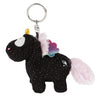 Nici Pluchen Key Ring Eenhoorn Regenbogen Yin, 10 cm