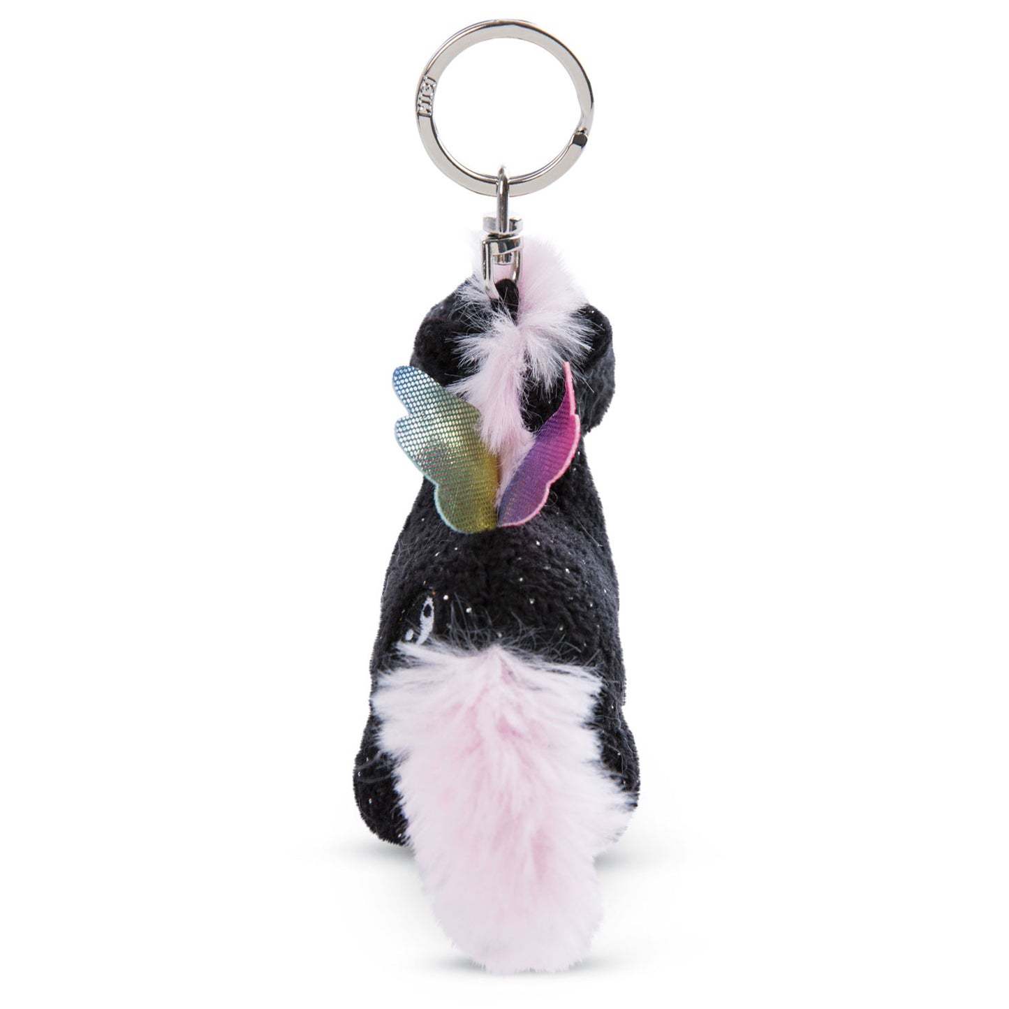 Nici Pluchen Key Ring Eenhoorn Regenbogen Yin, 10 cm