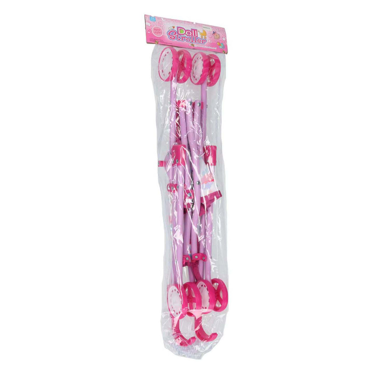 Jono Toys Poppenbuggy Hartjes Pink