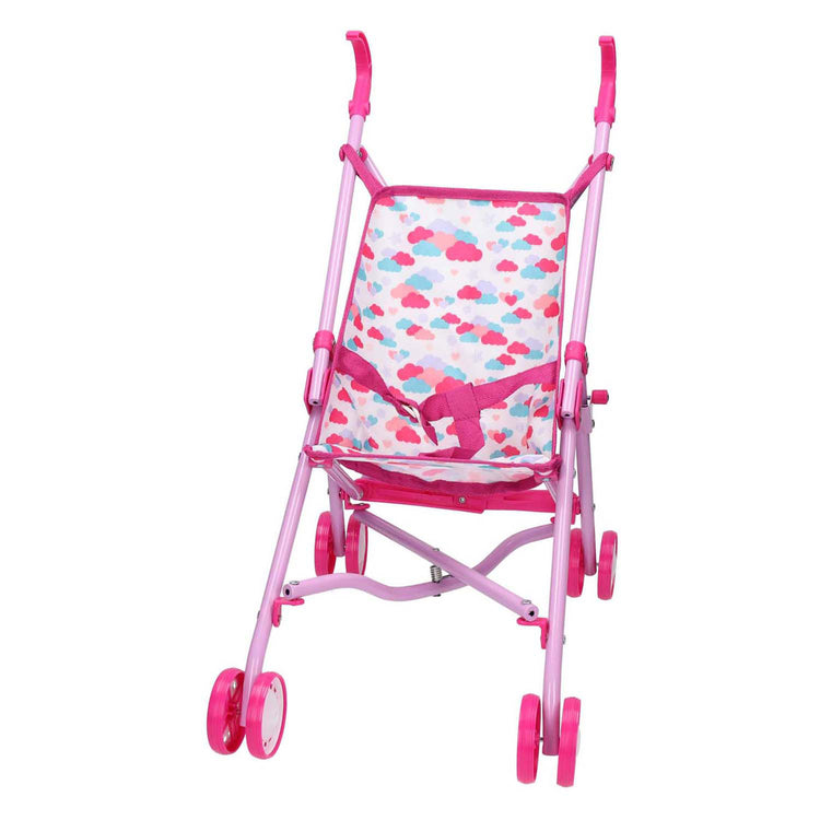 Jono Toys Poppenbuggy Hartjes Pink