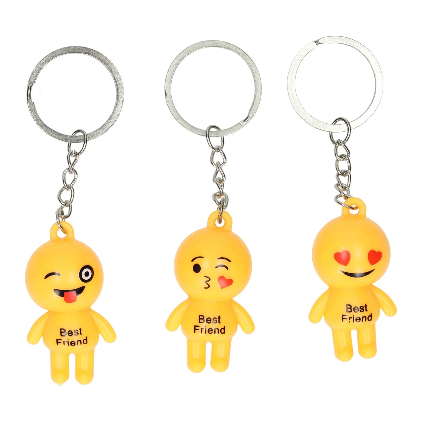Schlüsselanhänger Emotionsfigur 3d
