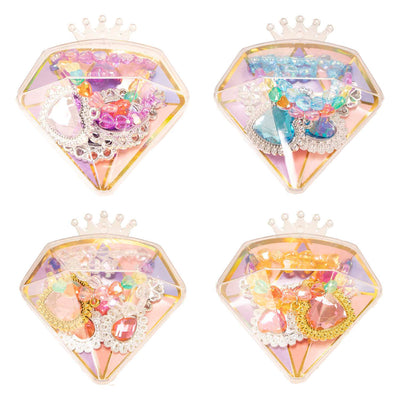 Jono Toys Diamant-Aufbewahrungsbox mit Schmuck, 7-teilig