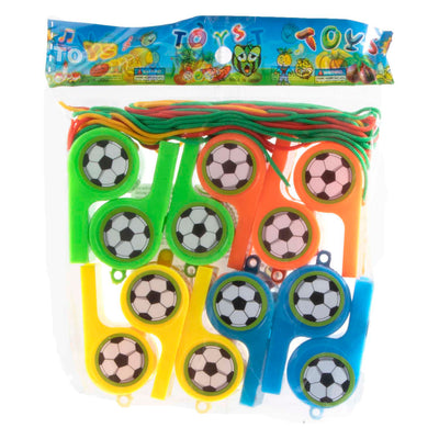 Jono Toys Fußballpfeifen, 12-tlg.