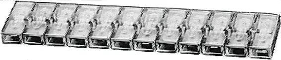 Hella Socket, 12-pin 142x42x7.0mm 10pcs.