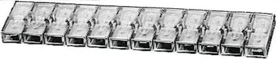 Hella Socket, 12-pin 142x42x7.0mm 10pcs.