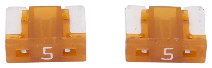 Dresselhaus Mini-Fuse 5A 2 PCs. Low -Profil hellbraun