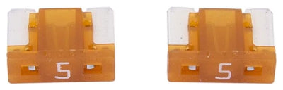 Dresselhaus Mini-Fuse 5A 2 PCs. Low -Profil hellbraun