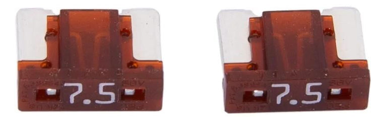 Dresselhaus Mini-Fuse 7,5A 2 Stcs. Low Profile Brown