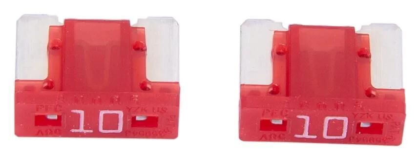 Dresselhaus Mini-Fuse 10A 2 PCs. Low -Profil rot
