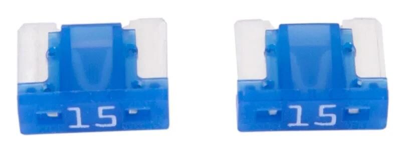 Dresselhaus Mini-Fuse 15a 2 PCs. Low -Profile hellblau