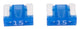 Dresselhaus Mini-Fuse 15a 2 PCs. Low -Profile hellblau
