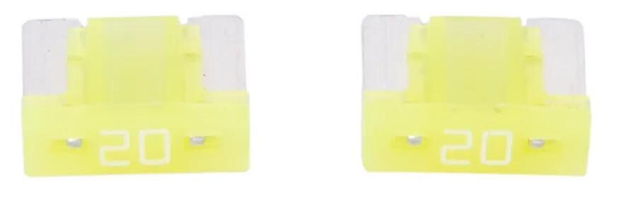 Dresselhaus Mini-Fuse 20A 2 PCs. Low Profile gelb