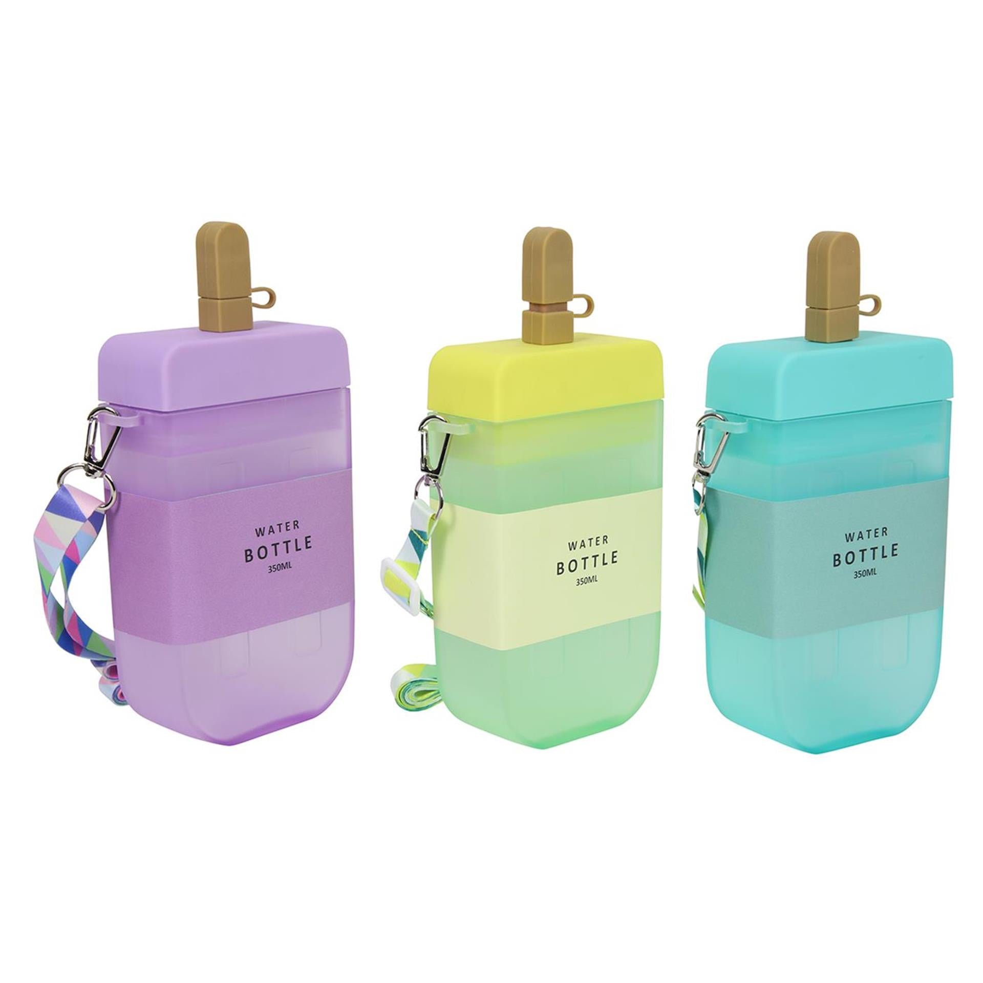 Trinkflasche Eisform mit Kordel 20x11x4,3cm