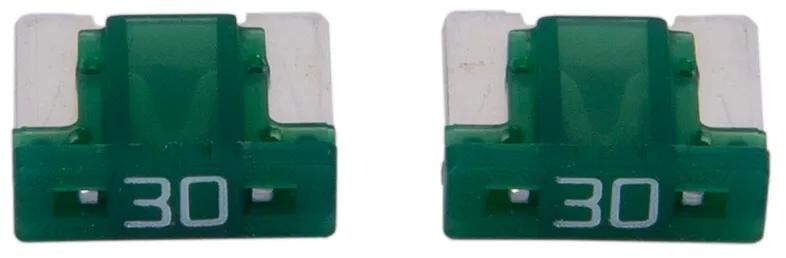 Dresselhaus Mini-Fuse 30A 2 PCs. Low -Profile hellgrün