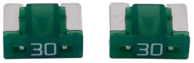 Dresselhaus Mini-Fuse 30A 2 PCs. Low -Profile hellgrün