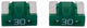 Dresselhaus Mini-Fuse 30A 2 PCs. Low -Profile hellgrün