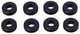 Kleiderhaus Kabeltuelle doppelseitig 6x10x13mm 8 Stcs.