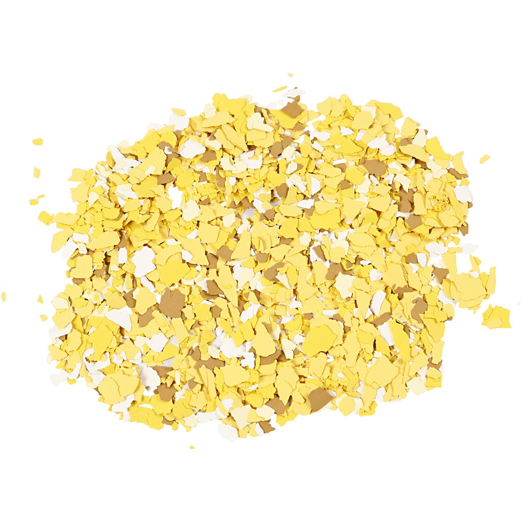 Terrazzoflocken, gelb, 90 gr 1 Box
