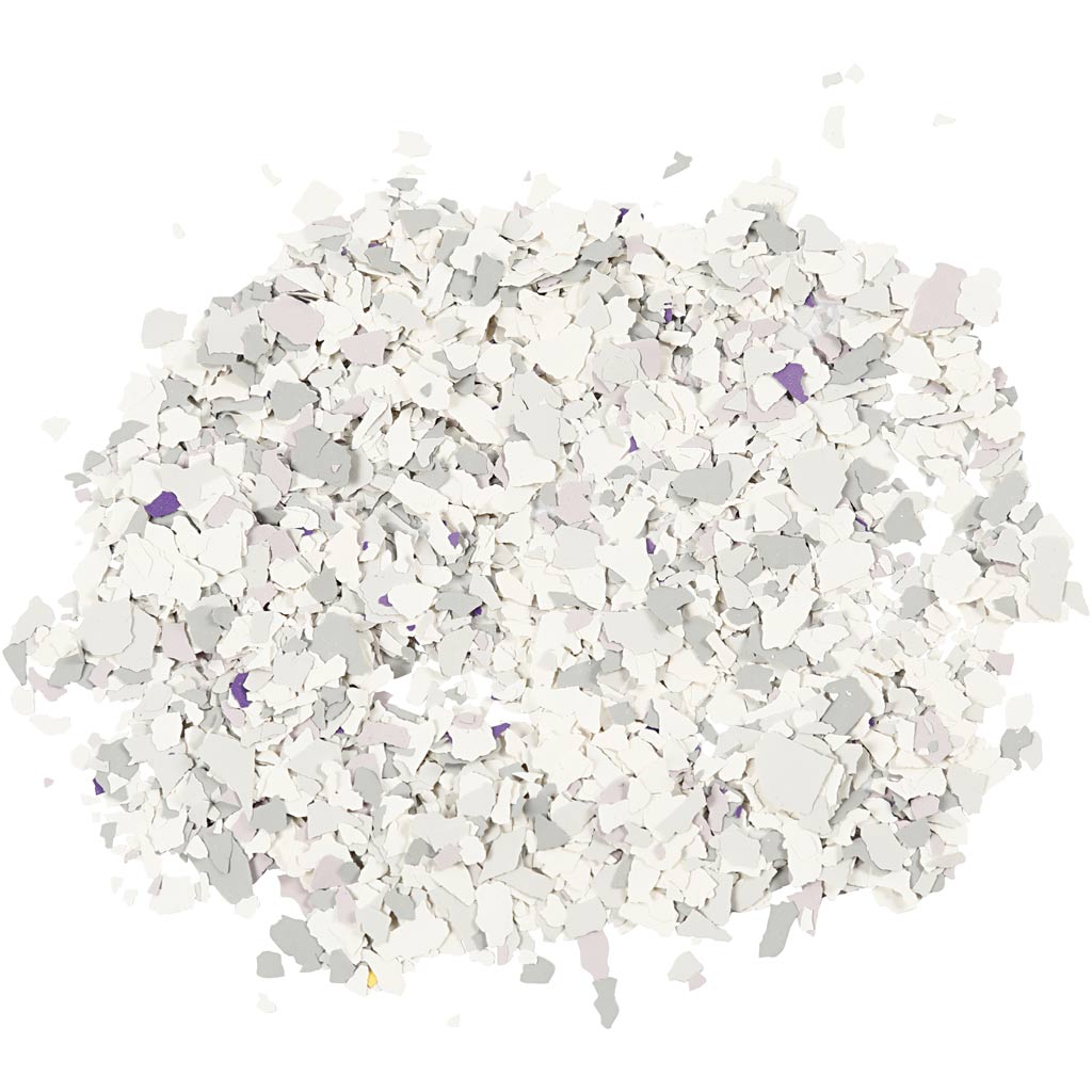 Terrazzoflocken, hellgrau, 90 gr 1 Box