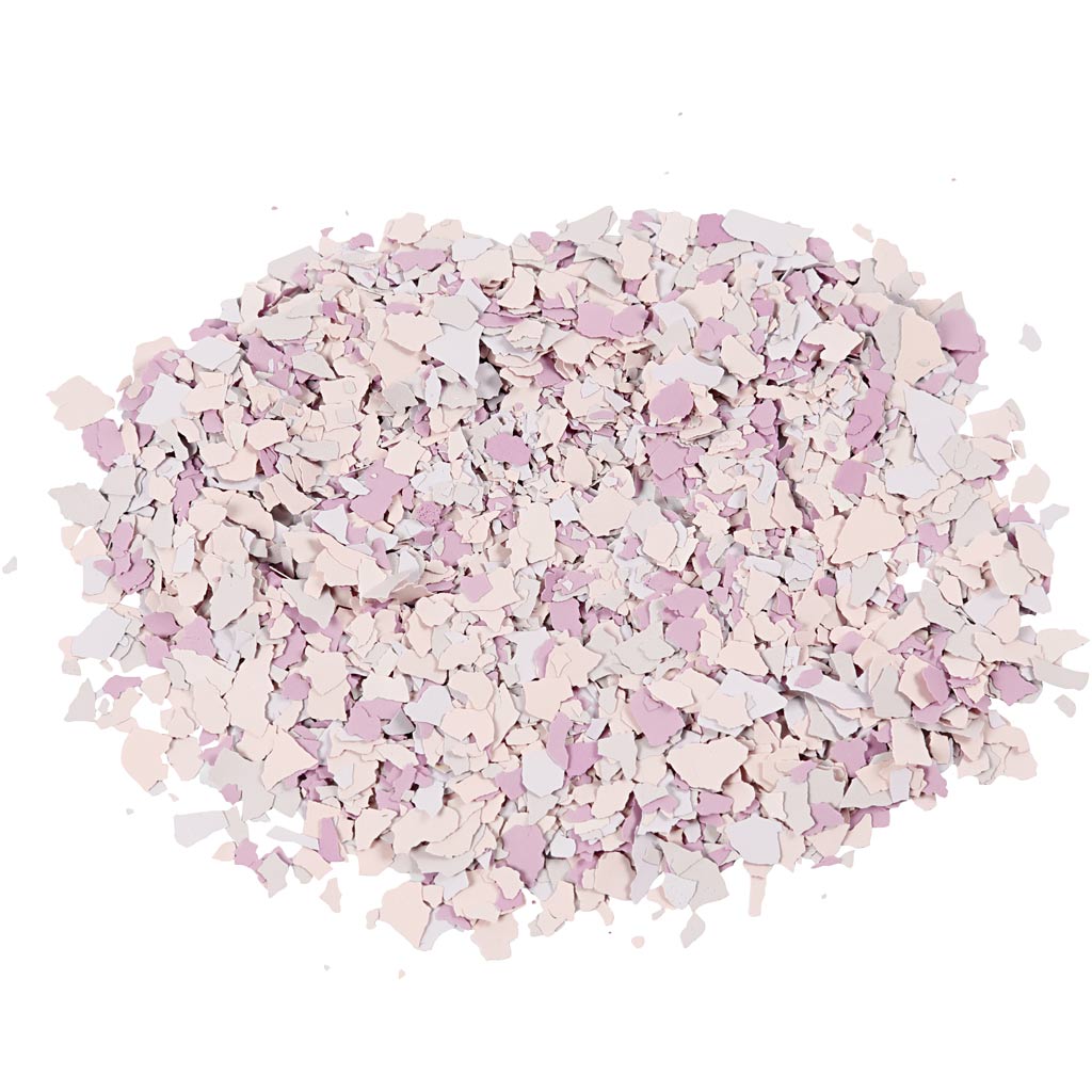 Terrazzoflocken, lila, 90 gr 1 Box