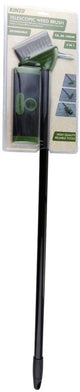 Kinzo ausziehbare Unkrautbürste 3-in-1 – Teleskop-Unkrautbürste mit Schaber und Schaber – verstellbar von 80–140 cm – für Fliesen, Terrasse, Einfahrt – ergonomisches Gartengerät