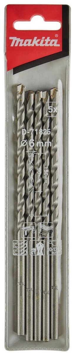 Makita Zubehör Steinbohrer 6x150mm - D-71825 D-71825