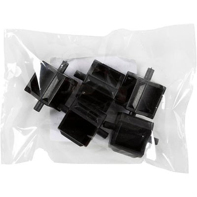 Creativ Company Wheel für Klebebandhalter, Schwarz, 5 Stück 1 Box