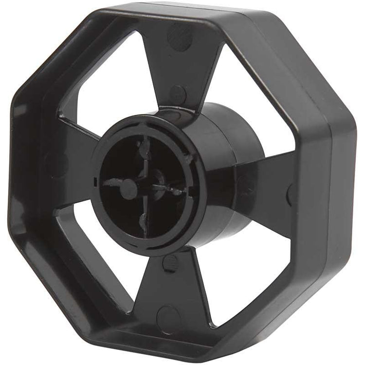 Creativ Company Klebebandhalterrad, D 7,5 cm, B: 25 mm, schwarz, 1 Stück