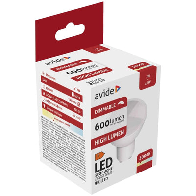 Avide LED-Spot GU10 7 W 3000 K WW dimmbar