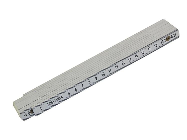 1010900 - Faltmeter aus ABS-Kunststoff, weiß, 2 m | 20 Stück
