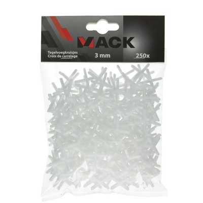 Mack 1004607 – Fliesenfugenabstandshalter 3 mm 250 Stück | 10 Stück