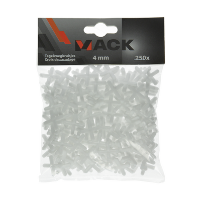 Mack 1004610 – Fliesenfugenabstandshalter 4 mm 250 Stück | 10 Stück