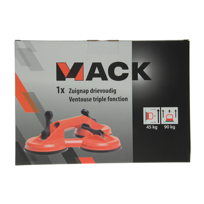 Mack 1004637 - Saugnapf 3x rot ø 12cm | 4 Stück