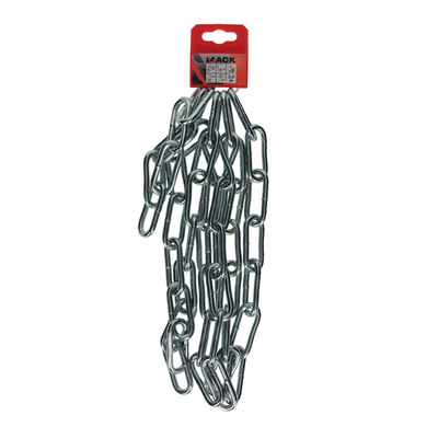 Mack 1005002 - Kettenglied lang DIN5685-1ø 6mm L 42mm 2m WWL 160 kg | 5 Stück