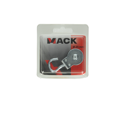 Mack 1006906 – 1 Riemenscheibe + Haken 25 mm | 5 Stück