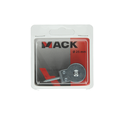 Mack 1006907 – 1 Riemenscheibe Nylonrad + Schraube 25 mm schwarz | 5 Stück