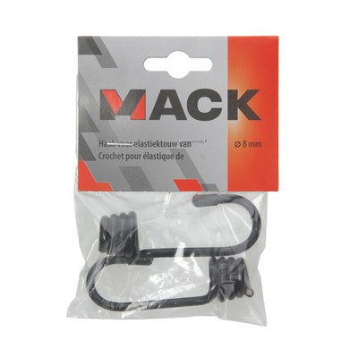 Mack 1006911 - 2 Haken für elastisches Seil 8mm | 5 Stück